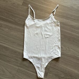 SO Favorite Seamless White Bodysuit